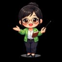 Teacher explaining AI