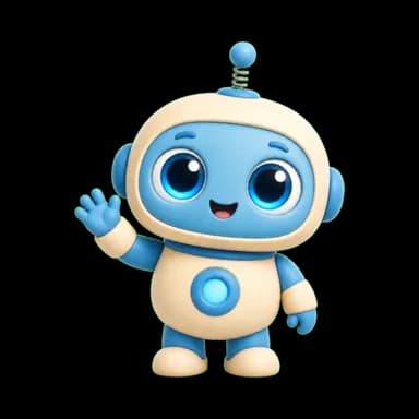 Byte the robot waving